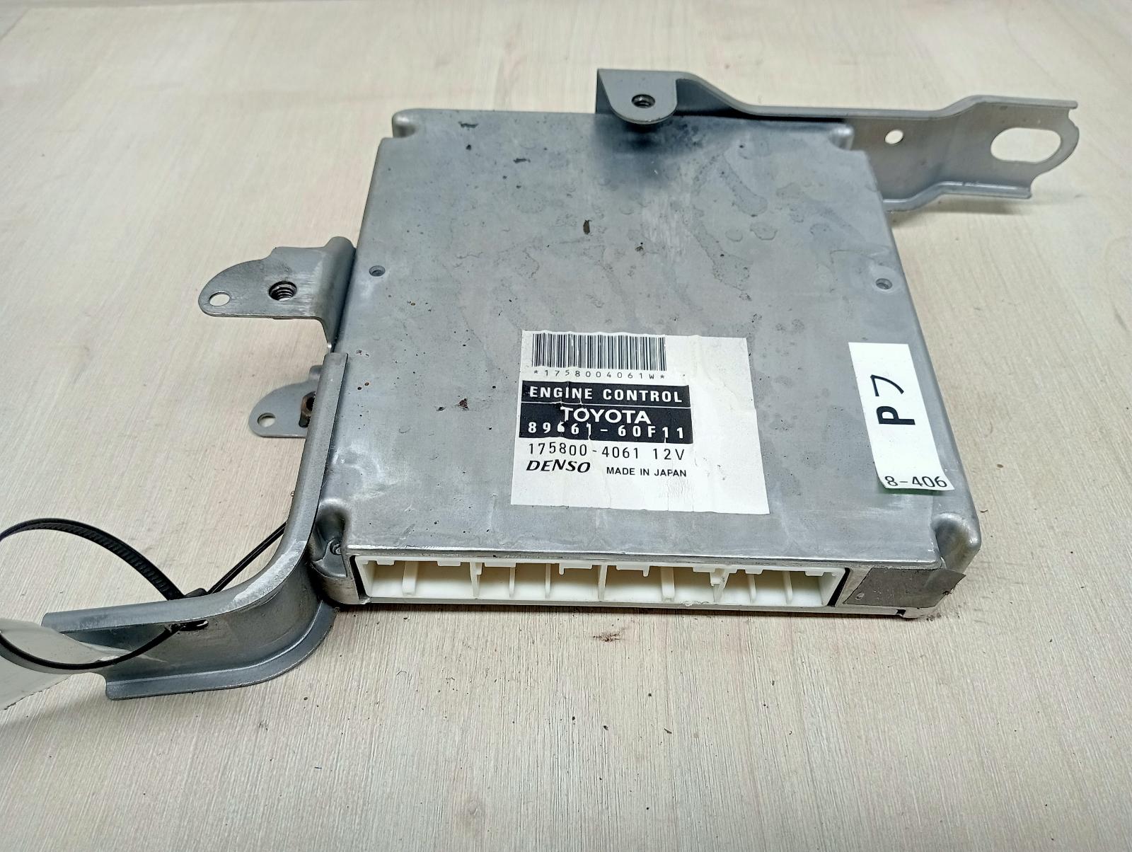 TOYOTA PRADO ECU ENGINE ECU, 3.0, 1KD-FTV, DIESEL, MANUAL, P/N 8966160F11, ECU O