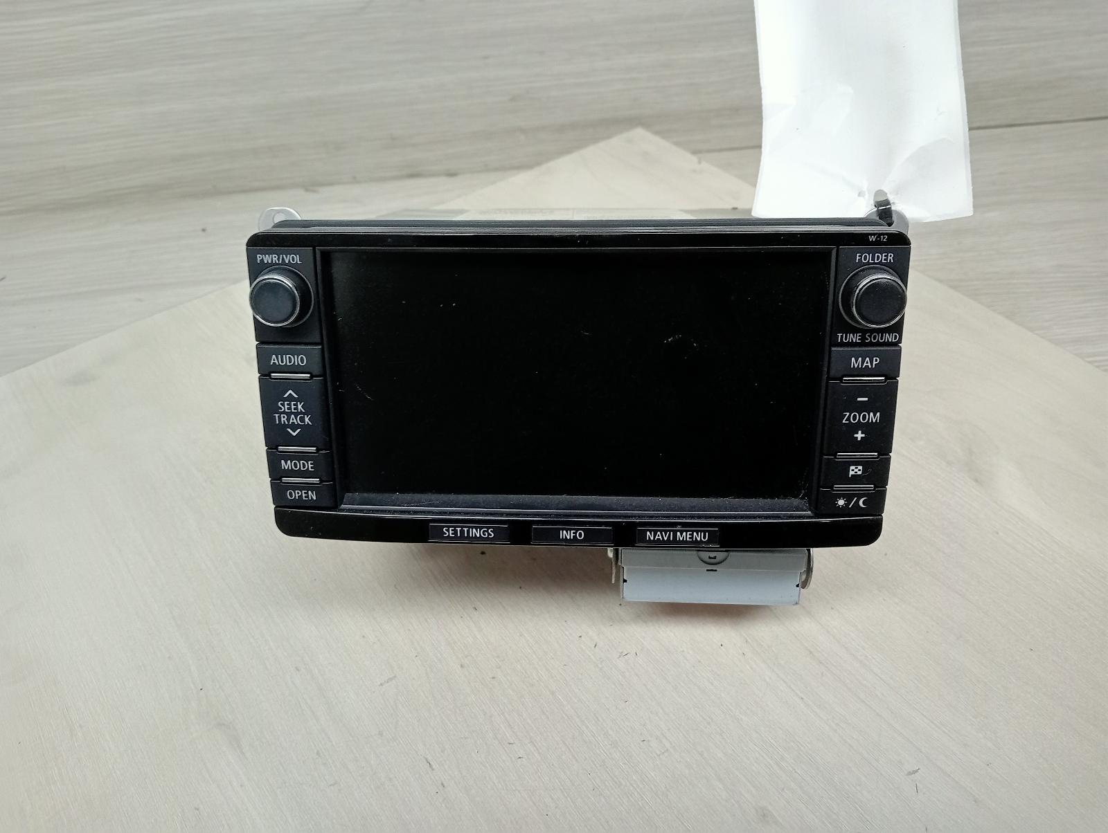 MITSUBISHI OUTLANDER STEREO/HEAD UNIT DISPLAY/HEAD UNIT, SAT NAV TYPE, W-12, ZJ-