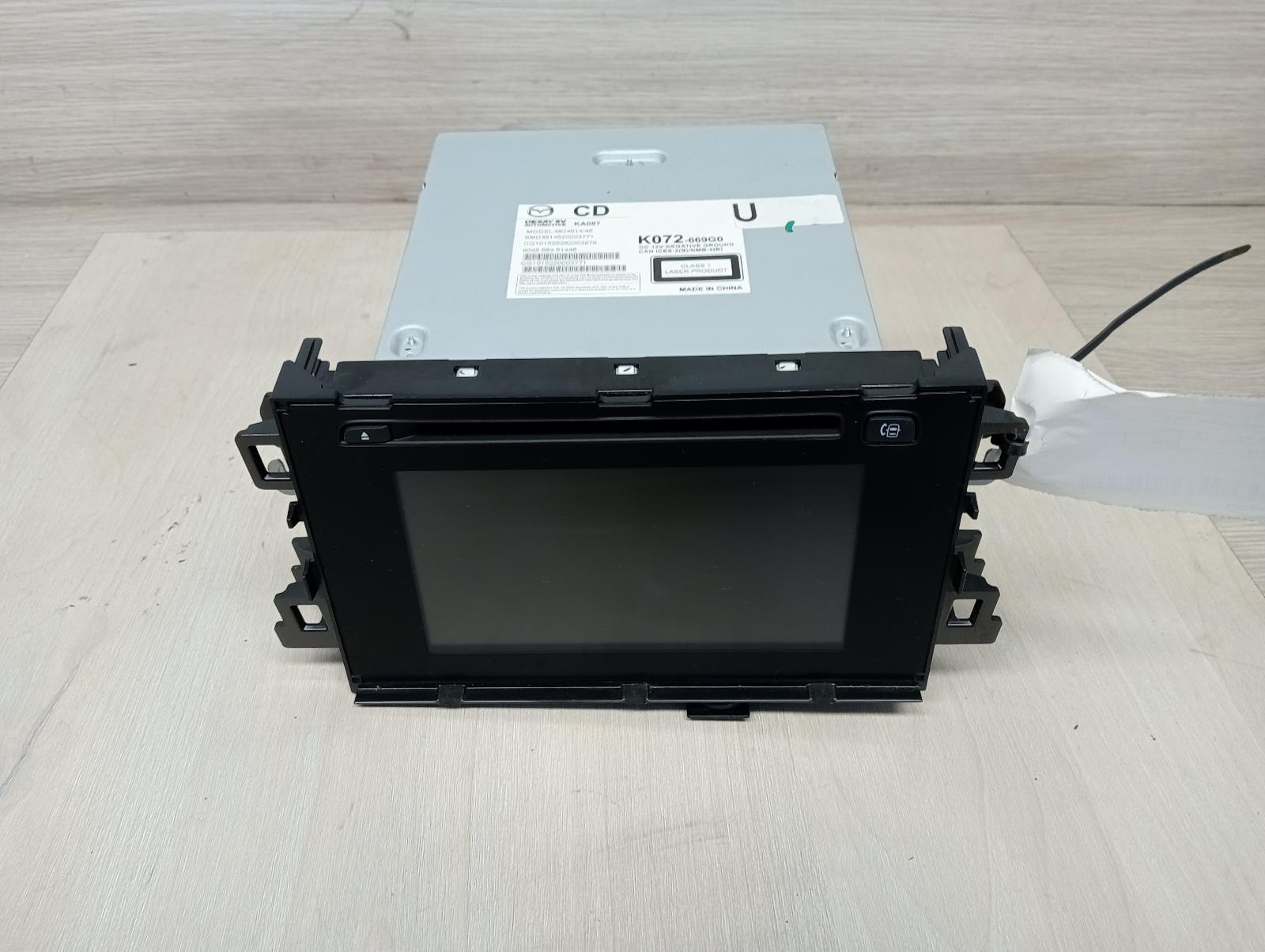 MAZDA CX5 STEREO/HEAD UNIT TOUCH SCREEN, 7IN, KE, 11/14-12/16 2015