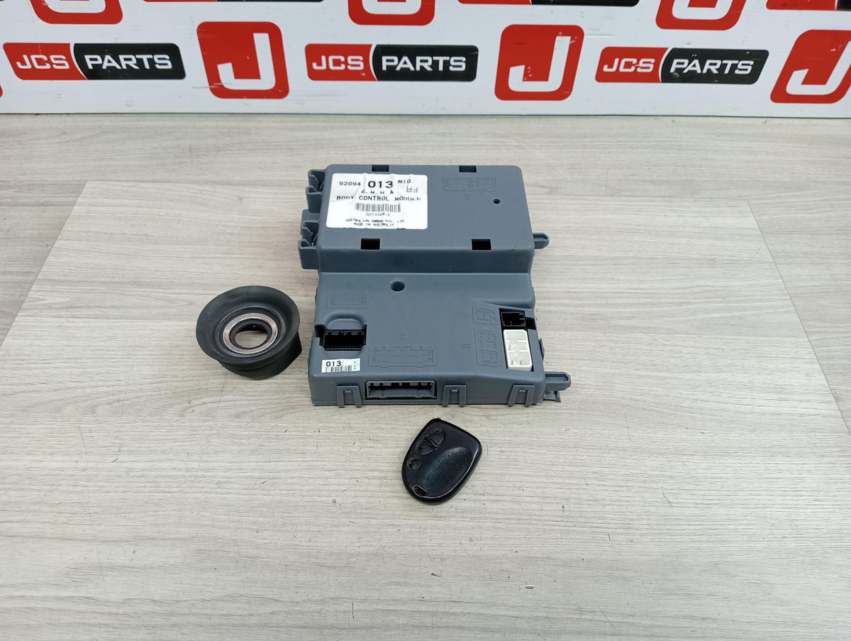 HOLDEN COMMODORE ECU BODY CONTROL MODULE WITH REMOTE, VT-VX, P/N 92094013, 07/97
