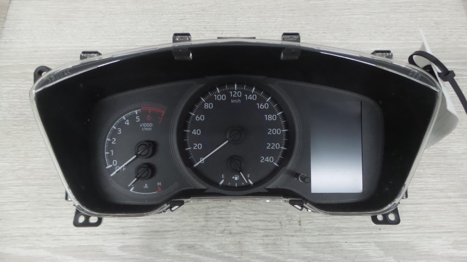 TOYOTA COROLLA INSTRUMENT CLUSTER INSTRUMENT CLUSTER, AUTO T/M, HATCH, HYBRID, A