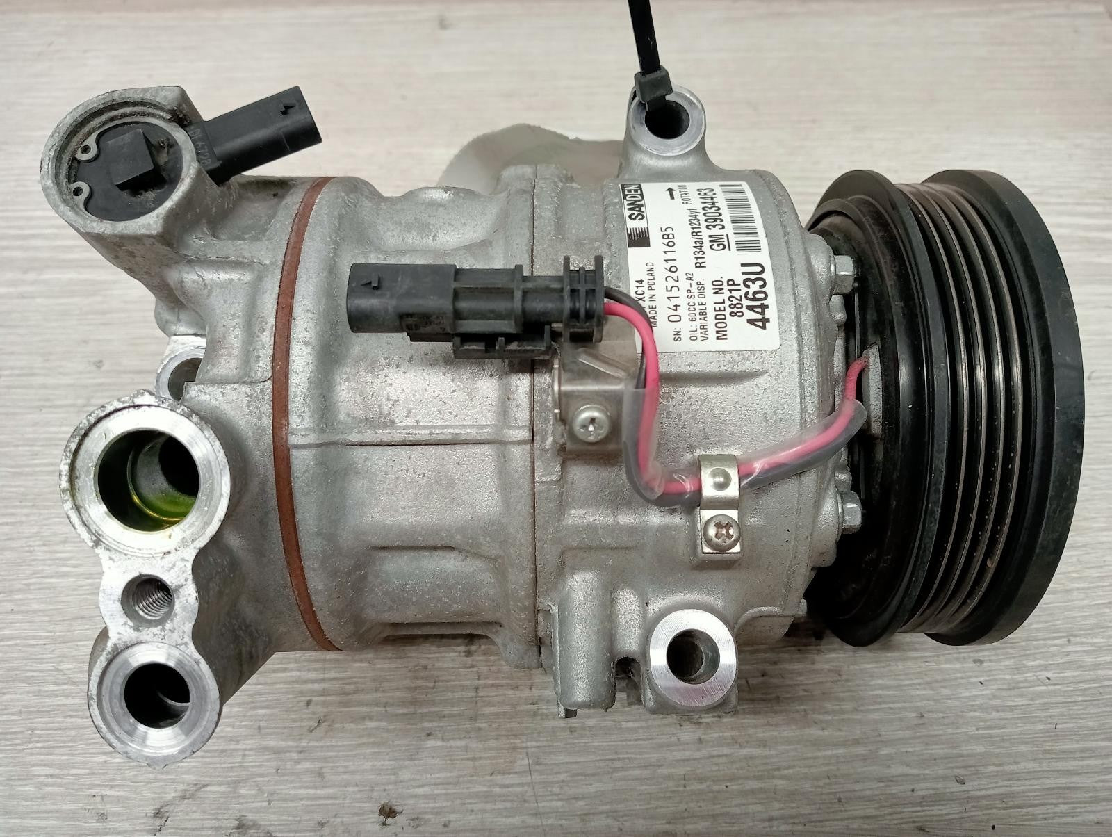 HOLDEN ASTRA A/C COMPRESSOR BKBL, 1.4, PETROL, 09/1612/20 2017