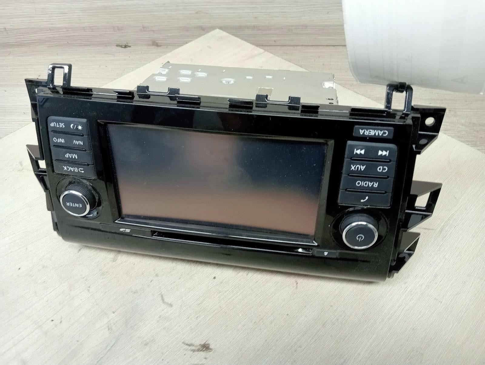 NISSAN NAVARA STEREO/HEAD UNIT NP300, HEAD UNIT, W/ DISPLAY UNIT, 7IN TOUCHSCREE