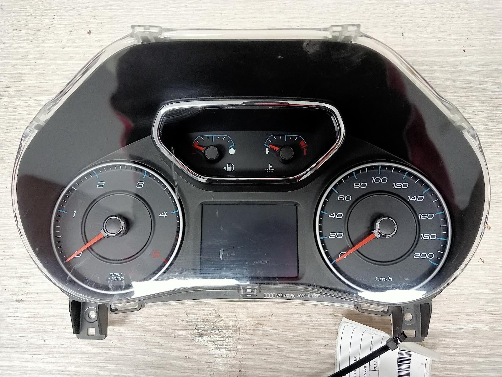 HOLDEN TRAILBLAZER INSTRUMENT CLUSTER AUTO T/M, DIESEL, RG, 07/1612/20 2017