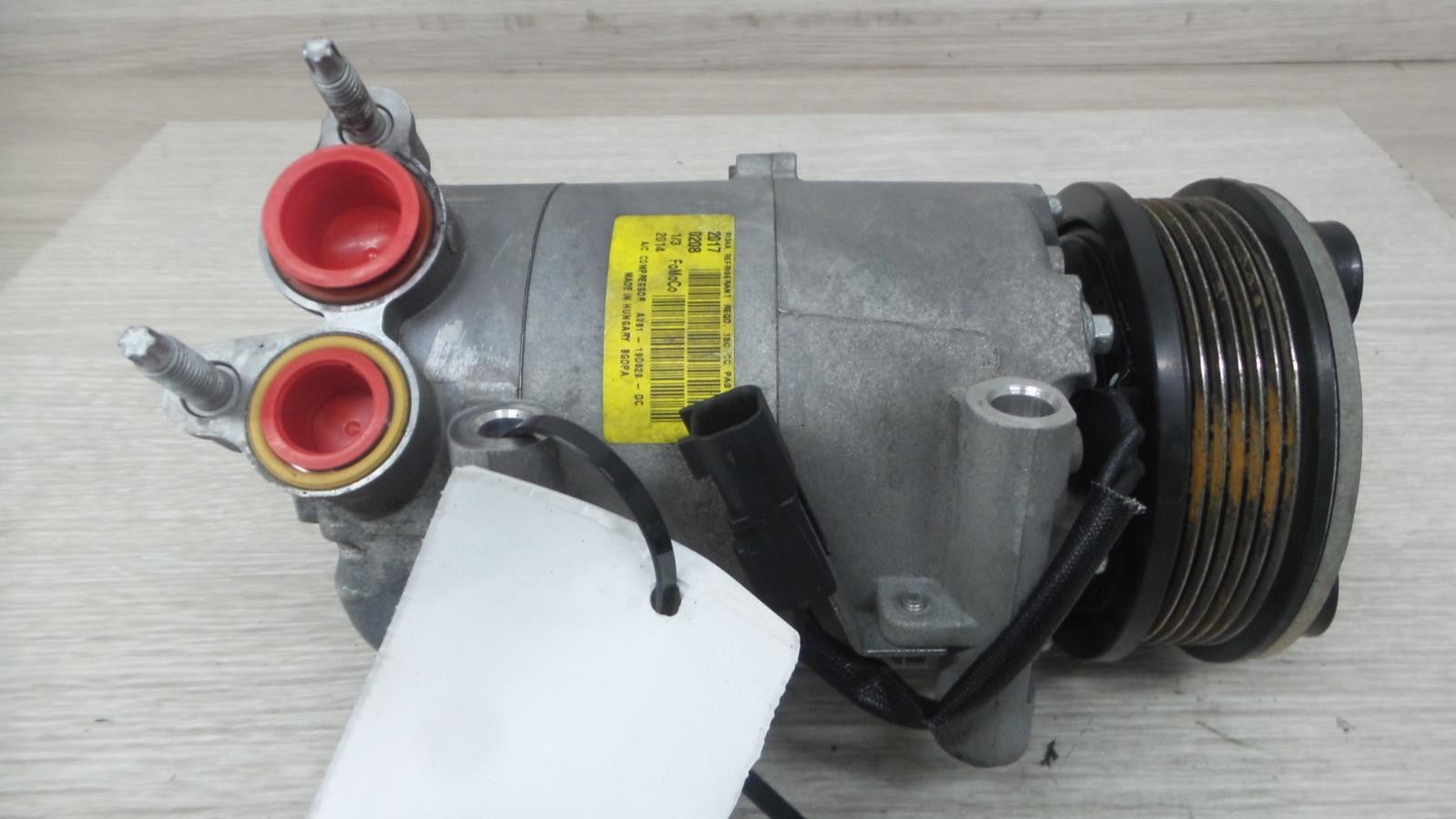 FORD MONDEO A/C COMPRESSOR MAMC, 2.0, DIESEL, TURBO, HOSES ON SIDE, 04/1012/14