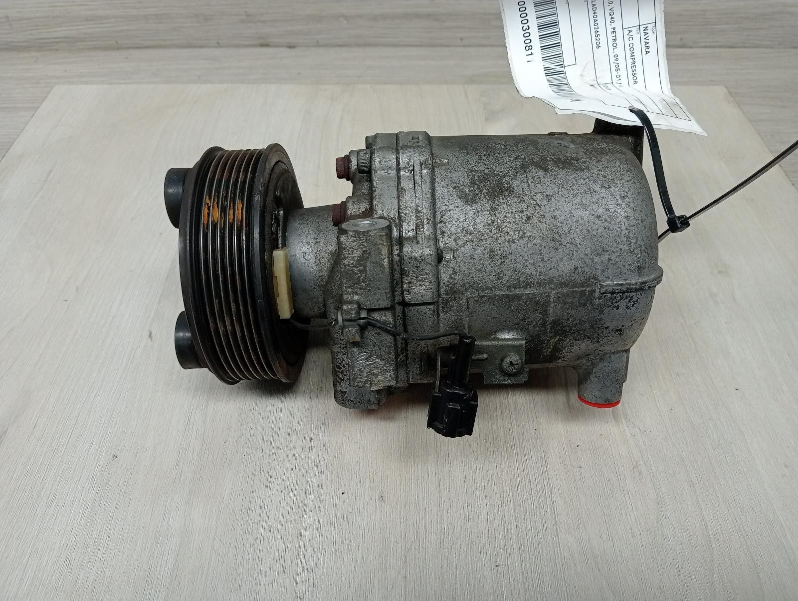 NISSAN NAVARA A/C COMPRESSOR D40, 4.0, VQ40, PETROL, 09/0501/10 2008