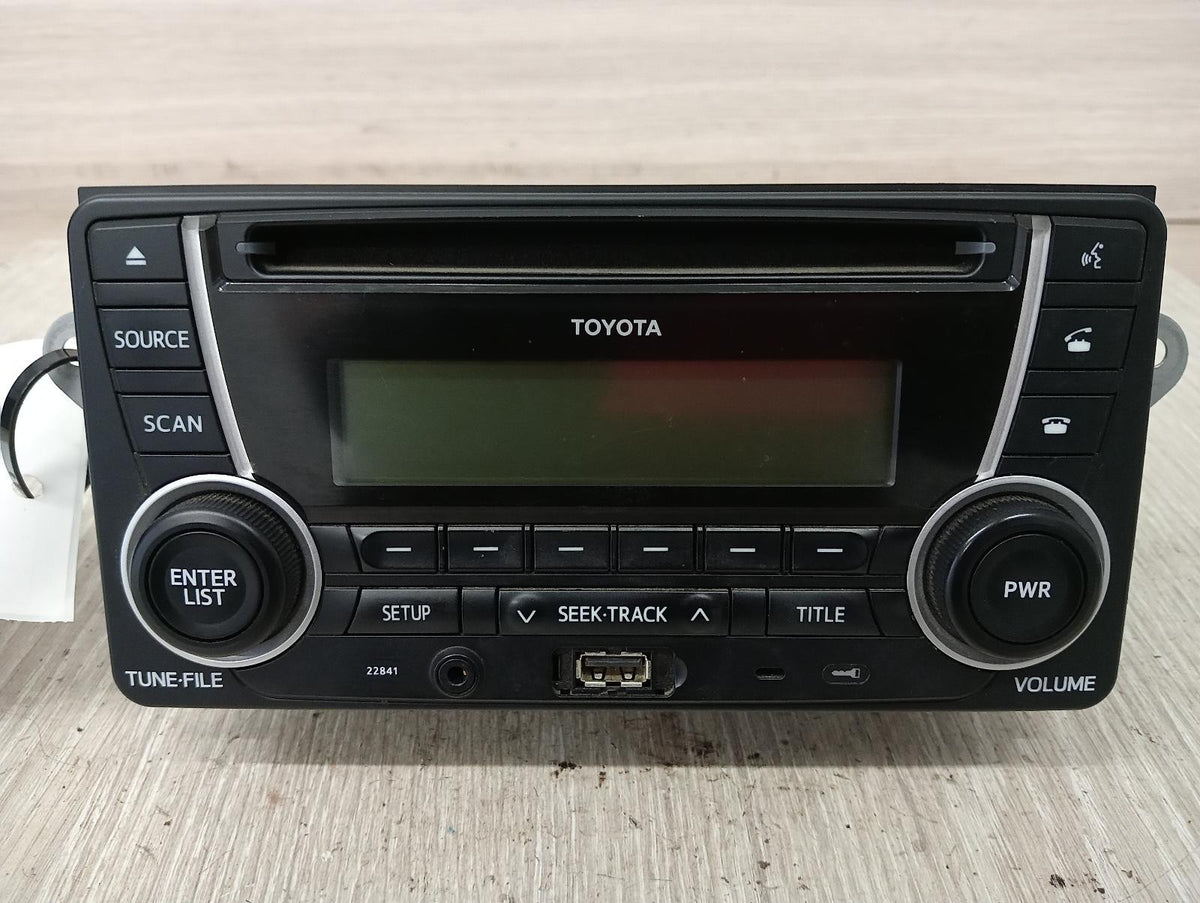 TOYOTA 86 STEREO/HEAD UNIT RADIO/CD/MP3, GT, ZN6, 04/12-10/16 2013