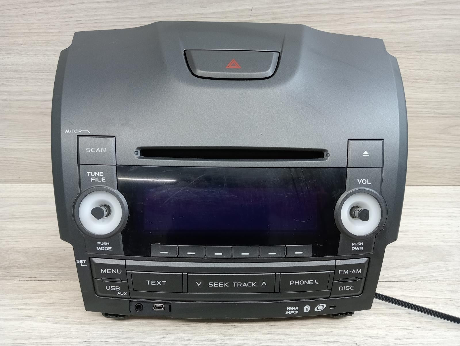 HOLDEN COLORADO STEREO/HEAD UNIT CD/MP3/AUX, W/ BLUETOOTH, RG/RG 7, 01/1212/20