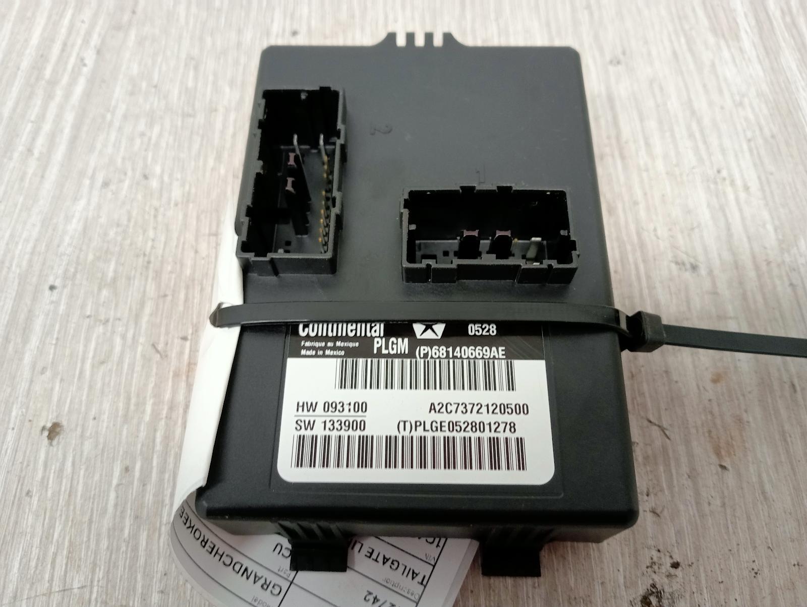 JEEP GRANDCHEROKEE ECU TAILGATE LIFT CONTROL MODULE, WK, 10/10-02/22 2018 3.0