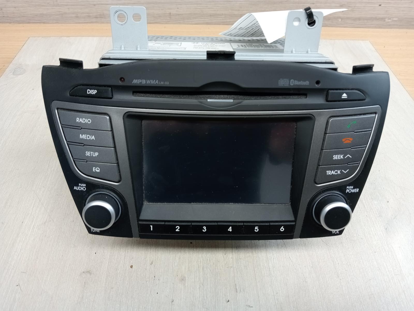 HYUNDAI IX35 STEREO/HEAD UNIT DISPLAY/HEAD UNIT, SINGLE DISC CD PLAYER W/ BLUETO