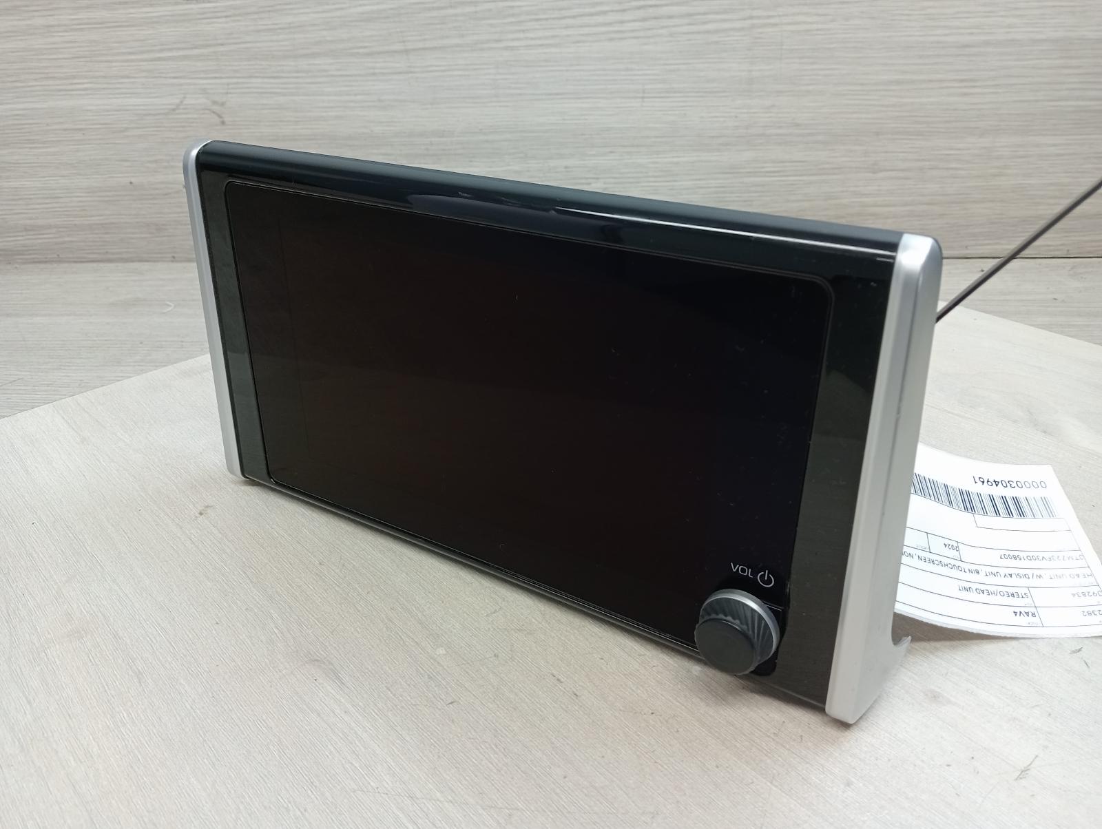 TOYOTA RAV4 STEREO/HEAD UNIT HEAD UNIT, W/ DISLAY UNIT, 8IN TOUCHSCREEN, NON PRE