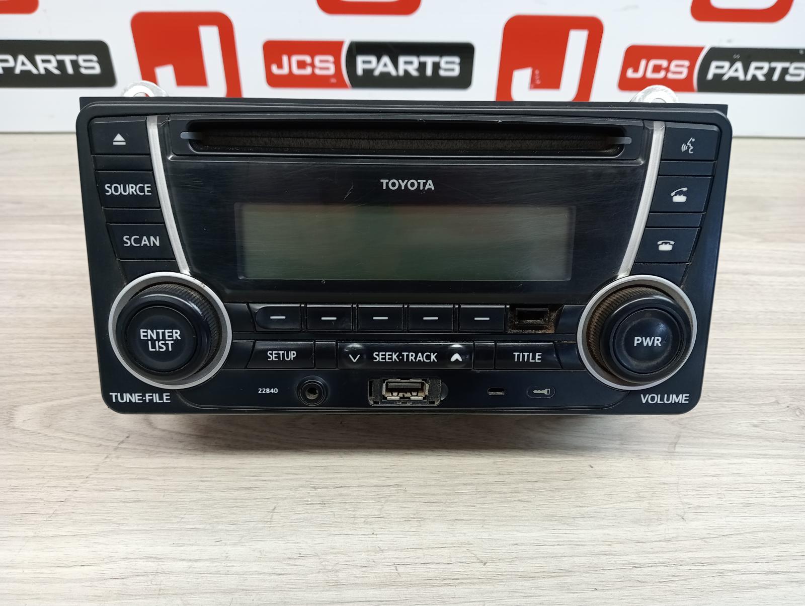 TOYOTA LANDCRUISER STEREO/HEAD UNIT 76/78/79 SERIES, RADIO/SINGLE CD PLAYER, P/N