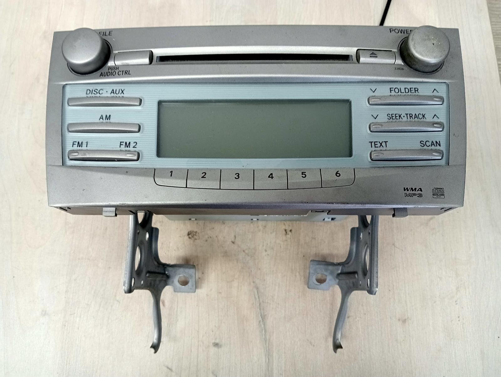 TOYOTA CAMRY STEREO/HEAD UNIT SINGLE CD PLAYER, ACV40, NON BLUETOOTH TYPE, 04/09