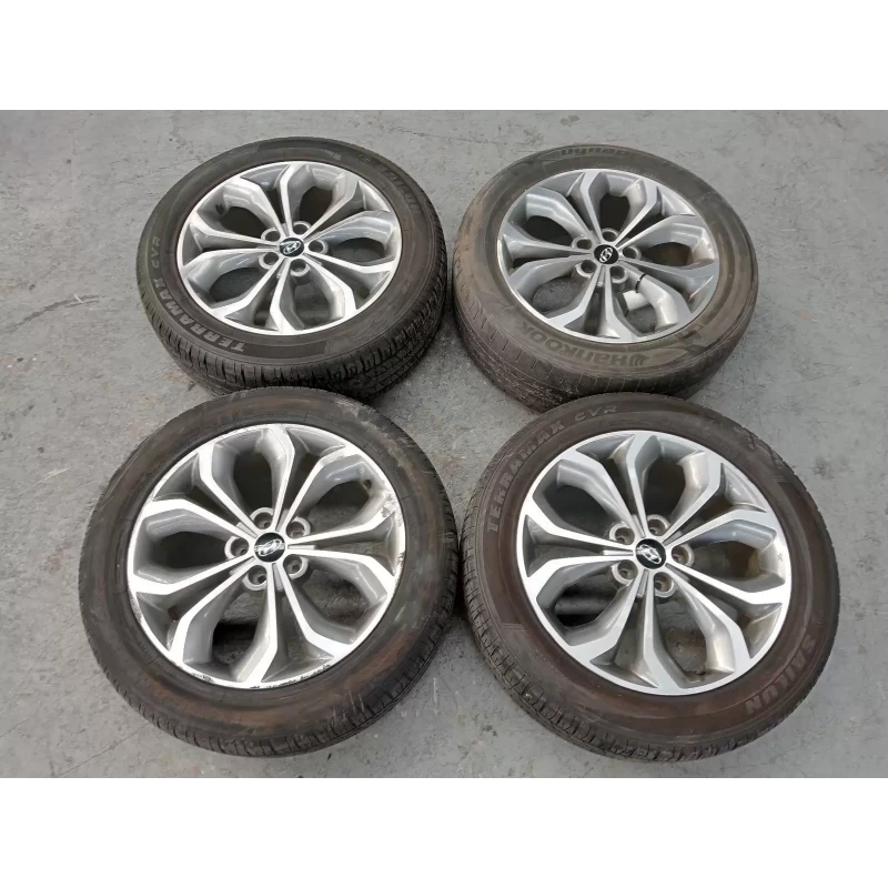 HYUNDAI SANTA FE WHEEL ALLOY FACTORY, 19X7.5IN, DM, 06/12-07/16 2015