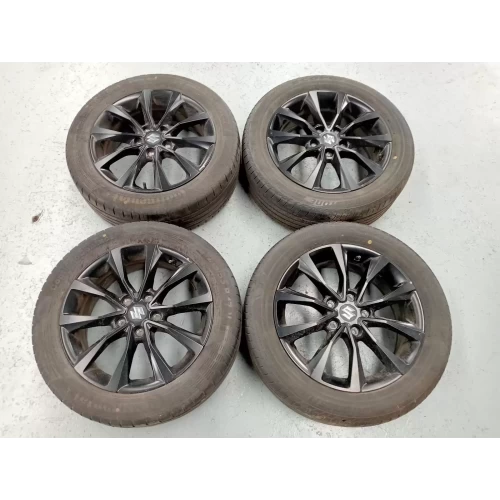 SUZUKI VITARA WHEEL ALLOY FACTORY, 17X6.5IN, 5 V-SPOKE, HIGH GLOSS BLACK, VITARA