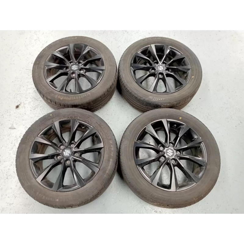 SUZUKI VITARA WHEEL ALLOY FACTORY, 17X6.5IN, 5 V-SPOKE, HIGH GLOSS BLACK, VITARA