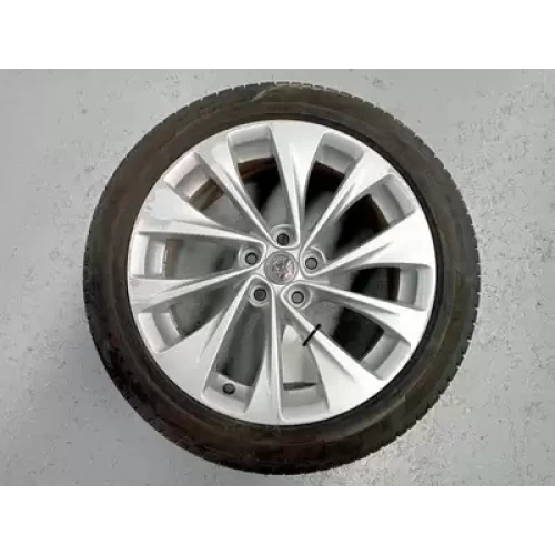 HOLDEN ASTRA WHEEL ALLOY FACTORY, 17X7.5IN, 5 V-SPOKE, BL, SEDAN, 05/17-12/20 20