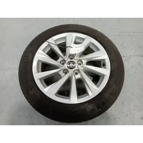 TOYOTA CAMRY WHEEL ALLOY FACTORY, 17X7.5IN, 5 V SPOKE, LIGHT GREY, XV70, 02/21-0