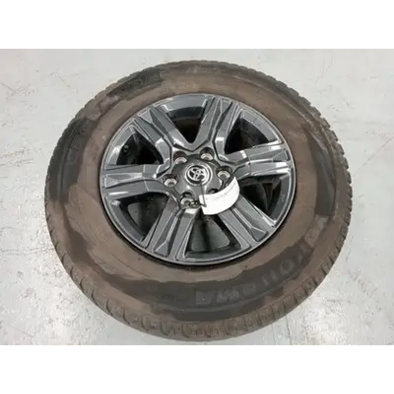 TOYOTA HILUX WHEEL ALLOY FACTORY, 17X7.5IN, 6 SPOKE, BLACK, 08/20- 2023