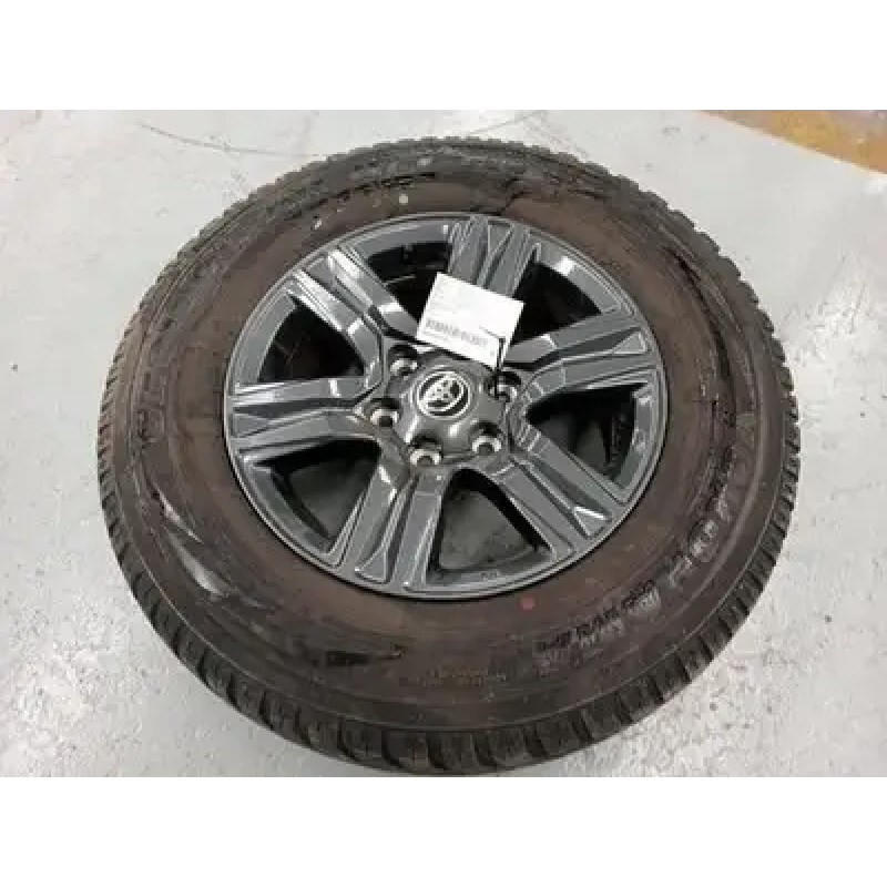 TOYOTA HILUX WHEEL ALLOY FACTORY, 17X7.5IN, 6 SPOKE, BLACK, 08/20- 2023
