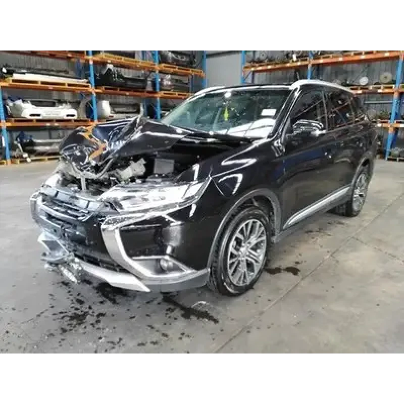 MITSUBISHI OUTLANDER REAR BUMPER BUMPER BAR, FLARED, W/ PARK SENSOR TYPE, ZK, 01