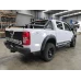 HOLDEN COLORADO REAR BUMPER RG, BLACK, W/ REAR STEP TYPE, 07/16-12/20 2018