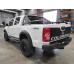HOLDEN COLORADO REAR BUMPER RG, BLACK, W/ REAR STEP TYPE, 07/16-12/20 2018