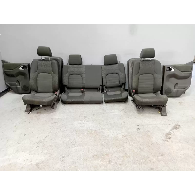 NISSAN NAVARA COMPLETE INTERIOR D40, CLOTH, ST/ST-X, DUAL CAB, 09/05-08/15 2014