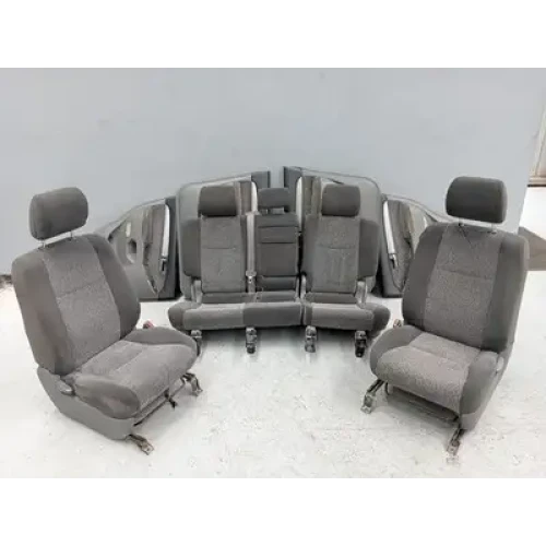 TOYOTA PRADO COMPLETE INTERIOR CLOTH, GREY, 5 SEATER TYPE, 120 SERIES, 02/03-10/ TOYOTA PRADO COMPLETE INTERIOR CLOTH, GREY, 5 SEATER TYPE, 120 SERIES, 02/03-10/