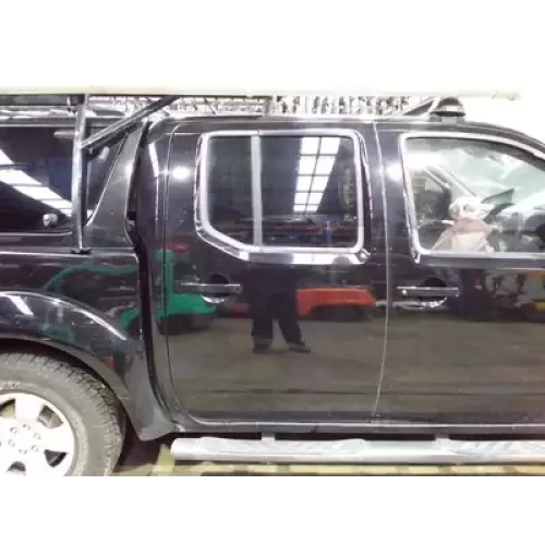 NISSAN NAVARA RIGHT REAR DOOR D40 (VIN MNT), DUAL CAB, THAI BUILT, 01/10-08/15 2