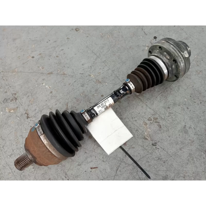 VOLKSWAGEN AMAROK LEFT DRIVESHAFT  AWD, FRONT, AUTO, DIESEL, 2.0, TWIN TURBO, 2H