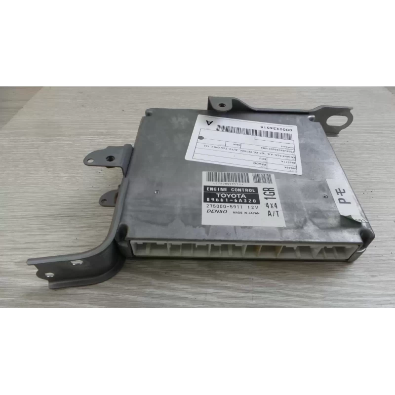 TOYOTA PRADO ECU ENGINE ECU, 4.0, 1GR-FE, PETROL, AUTO, ECU ONLY, 120 SERIES, P/