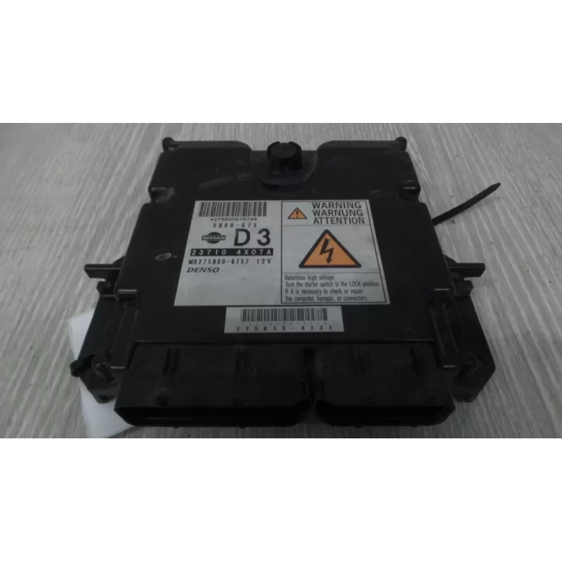 NISSAN NAVARA ECU D40 (VIN VSK), ENGINE ECU, 2.5, DIESEL, ECU ONLY, P/N 237104X0