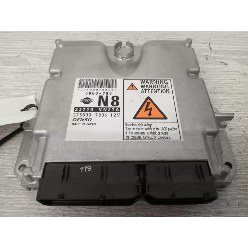 NISSAN NAVARA ECU D22, ENGINE ECU, 2.5, DIESEL, ECU ONLY, P/N 23710VN37A, 12/01-