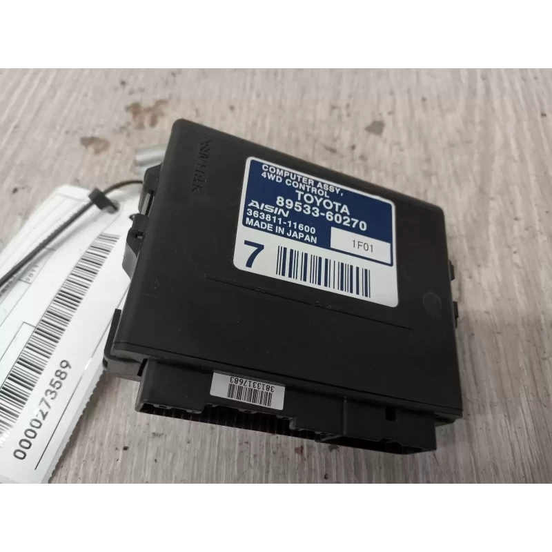 TOYOTA PRADO ECU 4WD CONTROL MODULE, P/N 8953360270, 150 SERIES, 08/09- 2011 1KD