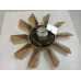 TOYOTA HILUX FAN ENGINE FAN - ASSY (HUB AND 10 BLADE TYPE), DIESEL, 3.0, 5L, 09/
