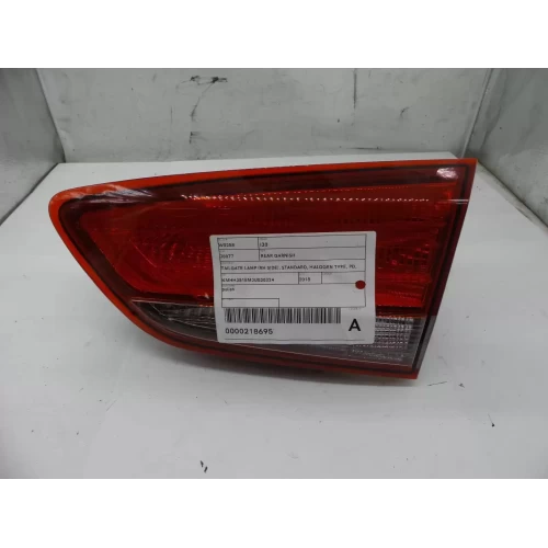 HYUNDAI I30 REAR GARNISH TAILGATE LAMP (RH SIDE), STANDARD, NON LED TYPE, PD, 03