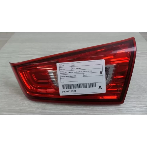 MITSUBISHI ASX REAR GARNISH TAILGATE LAMP (RH SIDE), XA-XE, 07/10-07/19 2017