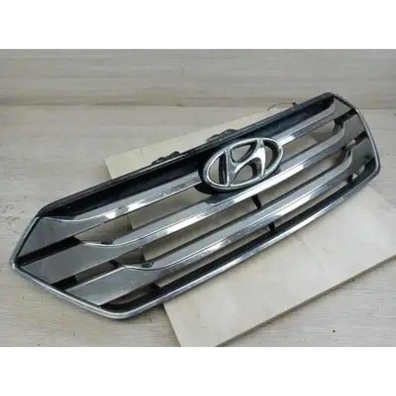 HYUNDAI SANTA FE GRILLE RADIATOR GRILLE, DM, CHROME, 06/12-06/14 2013