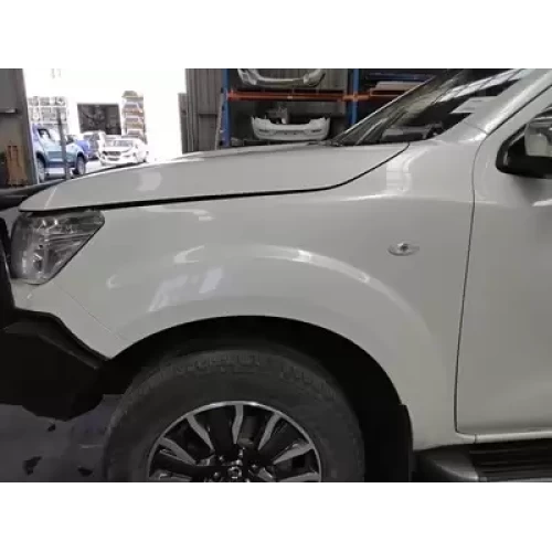 NISSAN NAVARA LEFT GUARD NP300, DUAL CAB, DIESEL, ST/SL, W/ INDICATOR TYPE, 04/1