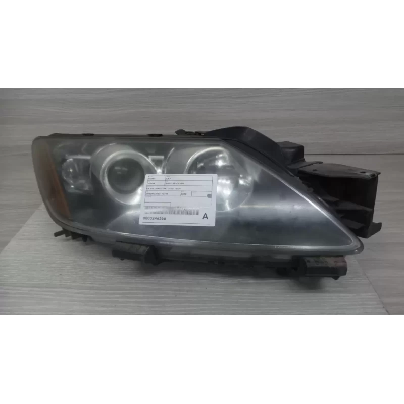 MAZDA CX7 RIGHT HEADLAMP ER, HALOGEN TYPE, 11/06-10/09 2008