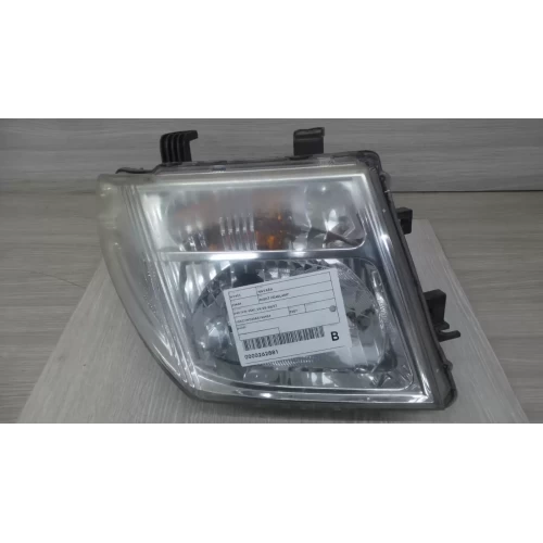 NISSAN NAVARA RIGHT HEADLAMP D40 (VIN VSK), 09/05-06/07 2007