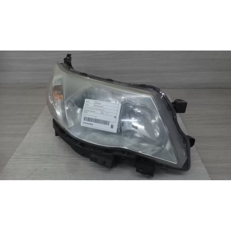 SUBARU FORESTER RIGHT HEADLAMP SH, HALOGEN TYPE, X/XS, 02/08-12/12 2010