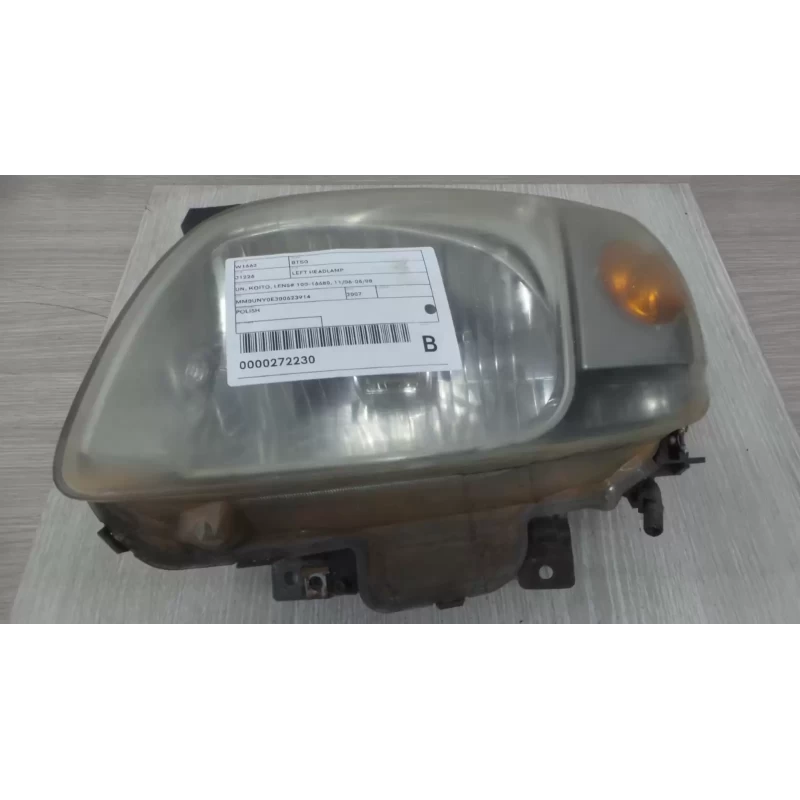 MAZDA BT50 LEFT HEADLAMP UN, KOITO, LENS# 100-16680, 11/06-06/08 2007