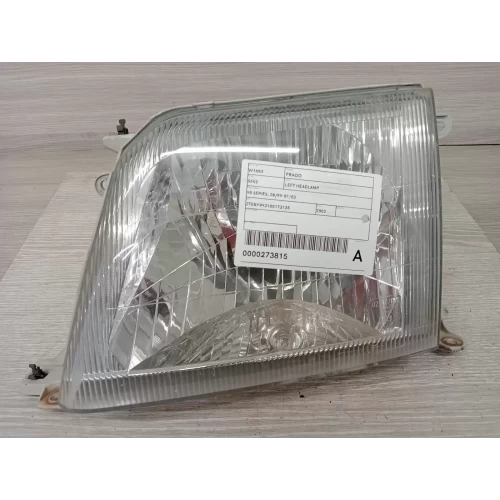 TOYOTA PRADO LEFT HEADLAMP 95 SERIES, 08/99-01/03 2002