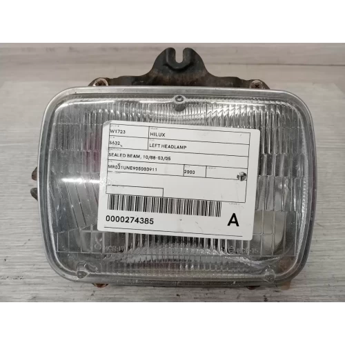 TOYOTA HILUX LEFT HEADLAMP SEALED BEAM, 10/88-03/05 2000