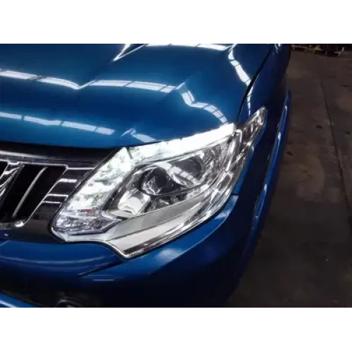 MITSUBISHI TRITON LEFT HEADLAMP MQ, XENON TYPE, BLUE TINT TOP EDGE TYPE, 03/15-1