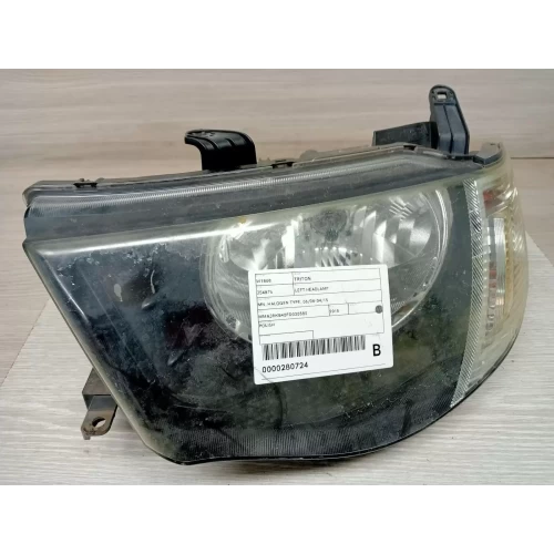 MITSUBISHI TRITON LEFT HEADLAMP MN, HALOGEN TYPE, 06/08-04/15 2015