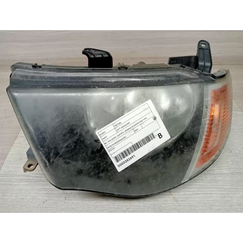 MITSUBISHI TRITON LEFT HEADLAMP ML, HALOGEN, CURVED, ORANGE BLINKER LENS TYPE, 0