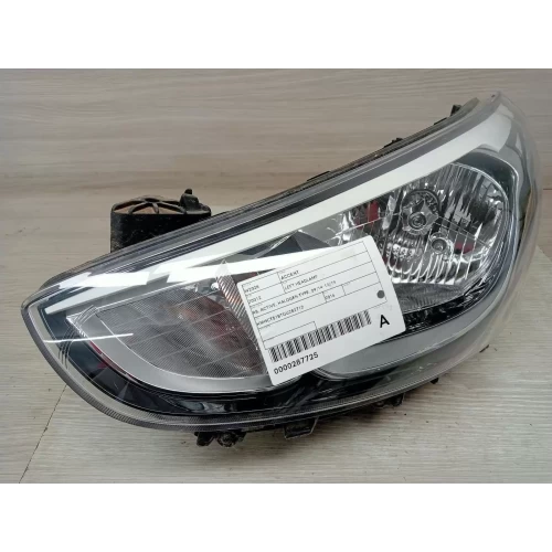 HYUNDAI ACCENT LEFT HEADLAMP RB, ACTIVE, HALOGEN TYPE, 09/14-12/19 2016